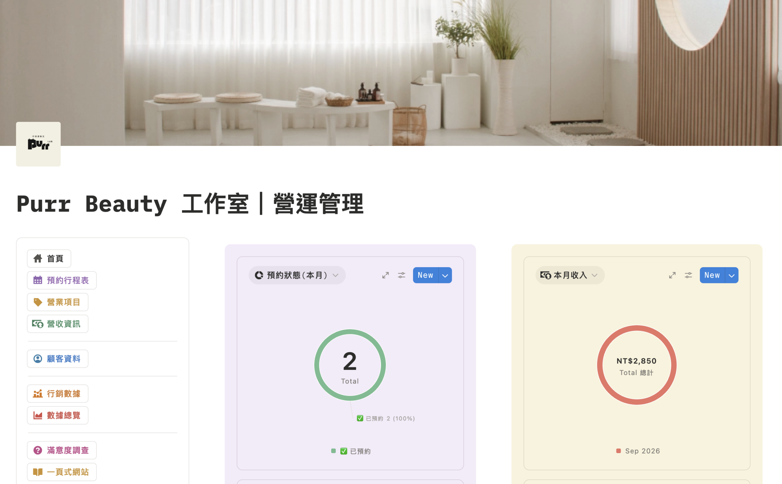 美業工作室 · 營運管理